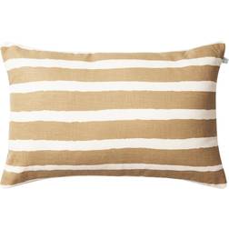 Chhatwal & Jonsson Block Stripe Kuddfodral Beige/Off White 40x60 Kuddöverdrag Beige (60x40cm)