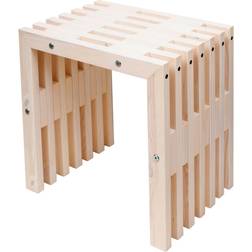 Hillerstorp Bænk Fyrreolieret Hvid 45 x 32 cm Havebænk