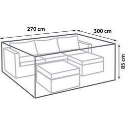 Sunfun Möbelöverdrag Till Loungegrupp 85 x 300 x 270 cm Antracit