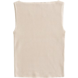 Abercrombie & Fitch Ottoman Slash Top Beige