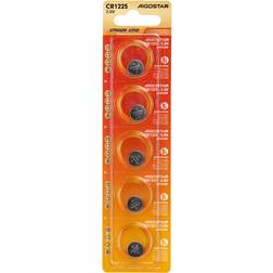 Aigostar Knappcellebatteri CR1225 3V 5 stk