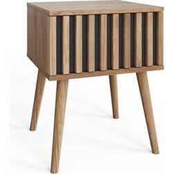 GFW Rowan Oak Louvered Side Oak Small Table