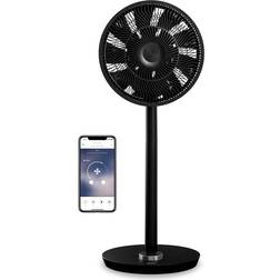 Duux Whisper Flex Black Pedestal Fan 12 Inch