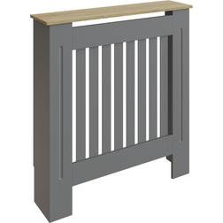 GFW Longslow Small Radiator Cover Grey Oak