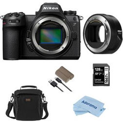 Nikon Z6III Mirrorless Camera with Ftz II Mount Adapter