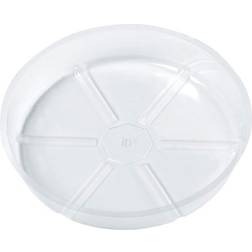 At Home Round Clear Plant Saucer Medium Plastic