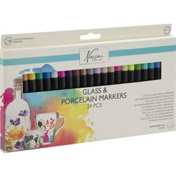 Nassau Fine Art Glass And Porcelain Markers 24 pcs