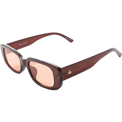 AIRE Ceres Rectangle Sunglasses - Chocolate Brown
