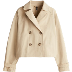 H&M Short Trench Coat - Beige
