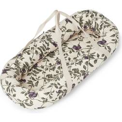 Garbo&Friends Plum Satin Quiltad Babynest 43 x 87 x 16 cm