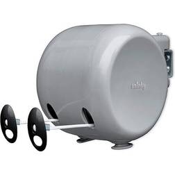 Minky Retractable Duo Reel Washing Line - Grey