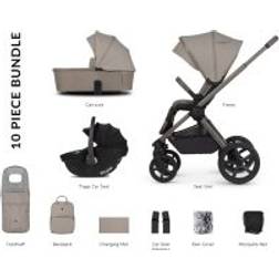 Venicci Upline 2 Travel System With Tiago 360 Car Seat Taupe