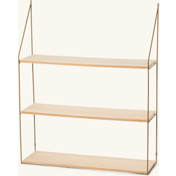 Søstrene Grene MDF Fyrretræsfiner Jern 65 x 20 x 81,5 cm Væghylde 65cm