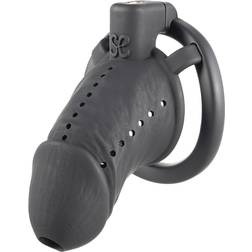 Sevanda Black Chastity Cage Long