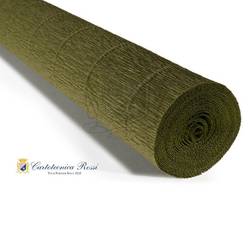 Cartotecnica Rossi Kräppapper 180 g Mossgrön