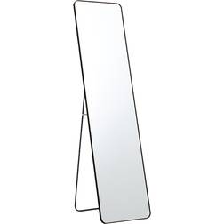 Living and Home Rectangular Metal Frame Full Length One Size Floor Mirror 45x155cm