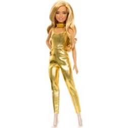 Barbie Blonde Doll with Gold Playsuit