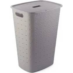 Curver Vasketøjskurv Med Låg 56 Liter Taupe