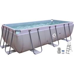Avenli Rectangular Frame Pool Set Grey