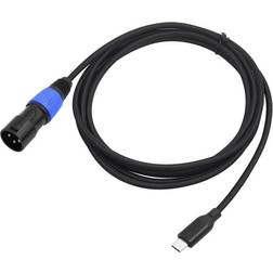 24.se USB C - XLR M-M 2m