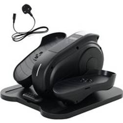 Sportnow Under Desk Elliptical Machine with LCD Monitor
