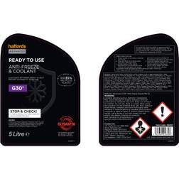Halfords Advanced G30 Ready Mixed 5L Antifreeze & Car Engine Coolant