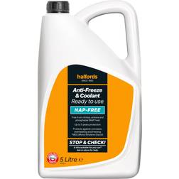 Halfords Nap-Free Hybrid Ready Mixed 5L Antifreeze & Car Engine Coolant