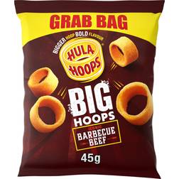 Hula Hoops Big Hoops Iconic Barbecue Beef Flavour 45g 45g 1pack