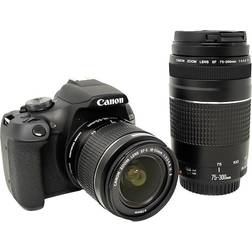 Canon EOS 2000D Kit 18 - 55 mm 24.10Mpx APS-C DX Kamera Schwarz