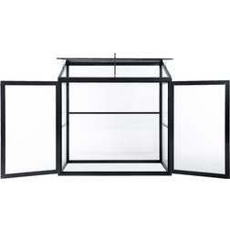 Lykke Miniväxthus 130x55x140 cm Aluminium