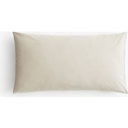 H&M En Algodón 50x90 Beis Funda de almohada Beige (90x50cm)