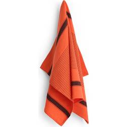 Hay Linear Warm Red Torchon de cuisine Rouge (80x50cm)