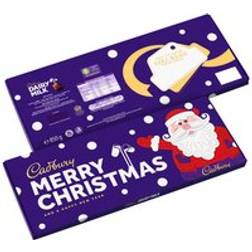 Cadbury Dairy Milk Merry Christmas Gift Chocolate Bar 850g