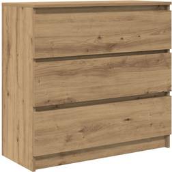 vidaXL Artisan Eik 80 x 35 x 76 cm Konstruert Tre Skjenk 80x76cm