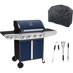 Boss Grill Boss Grill Kentucky Premium 4 Burner Gas BBQ Grill with Side Burner