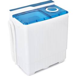 Costway Blue Portable Twin Tub Wash Machine 6.5KG