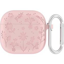 MTP Products AirPods 4 Liquid Silicone Case with Carabiner Pink