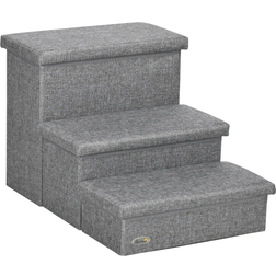 Pawhut Cat Stairs with Storage Boxes