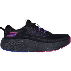 Skechers Women's GO RUN Supersonic Max AT Sneaker 9.0 Black Textile/Synthetic Vegan Machine Washable