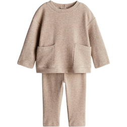 H&M Baby Jersey Set - Brown