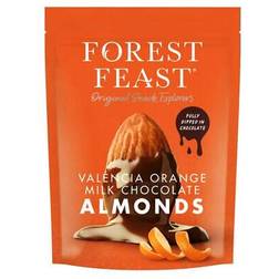 Forest Feast Valencia Orange Milk Chocolate Almonds 120g