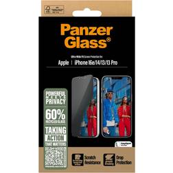 PanzerGlass Uw-fit Clear Screenprotector Voor Iphone 16e 14 13 Pro