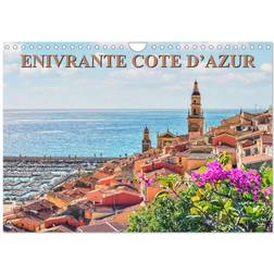 Calvendo Côte D'Azur Calendrier Mural 2025 DIN A4 Vertical