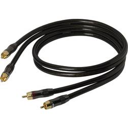 Real Cable E-CA2 ljudkabel, meter 0.8m