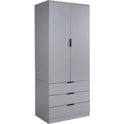 Home Source Phoenix Grey Wardrobe 75x181cm