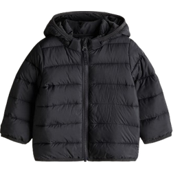 H&M Baby Grå Boblejakke med hette 9-12M