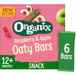 Organix Raspberry & Apple Soft Oaty Bars 6x23g 23g 6pack