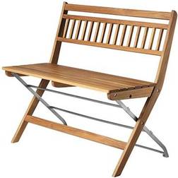 FDB Møbler M24 Lilleø Balcony Stainless Steel Garden Bench