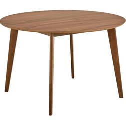 GiGa Roxby Ø105 cm Valnøttfiner Spisebord 105cm