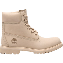 Timberland Premium 6Inch Lace Up Waterproof Boot for Women in Beige, Woman, Beige, Women Footwear 6–Inch Boots Streetwear